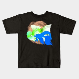 Fish with big head Kids T-Shirt